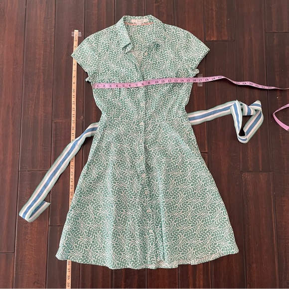 Boden Dress with Button Front and Pockets, 4. Matching ribbon belt. - Picture 9 of 11